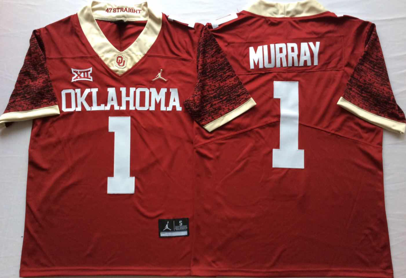 NCAA Men Oklahoma Sooners Red Limited #1 MURRAY